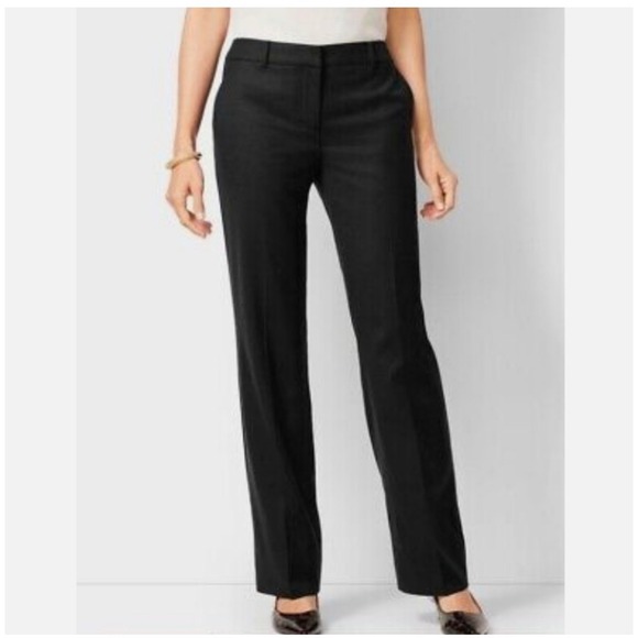 Talbots Pants - TALBOTS Freeport Straight Leg Dress Pants Black Size 12 NEW Career Minimalist